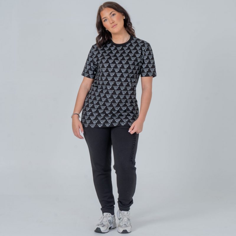 T-shirt all-over black
