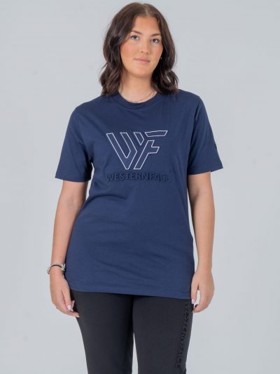 T-shirt Embossed logo Navy Blue