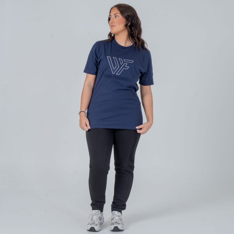 T-shirt Embossed logo Navy Blue