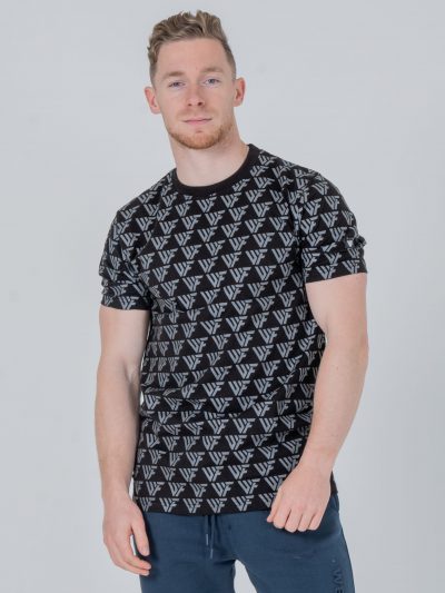 T-shirt all-over black