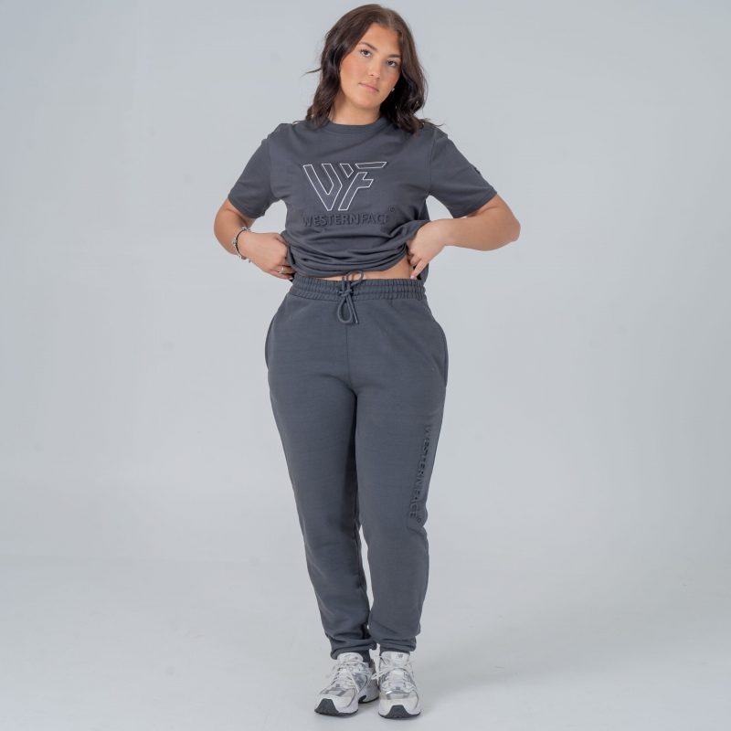 T-shirt Embossed logo Grey