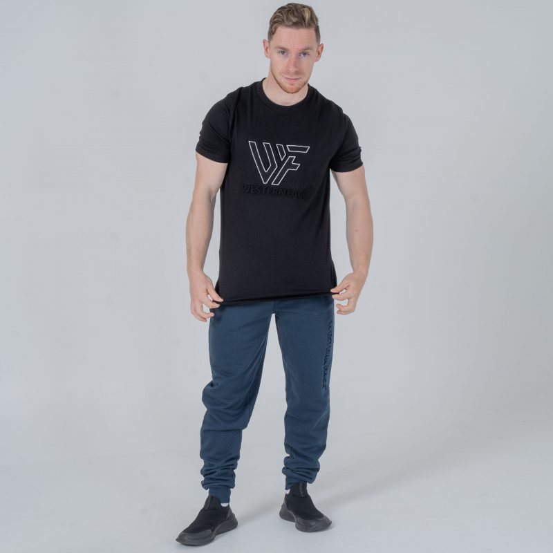 T-shirt Embossed logo black