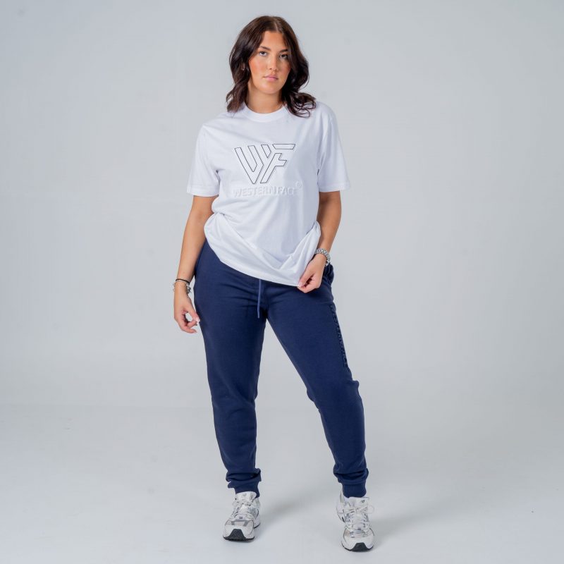 T-shirt Embossed logo White