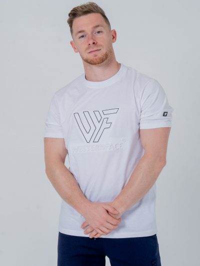 T-shirt Embossed logo White