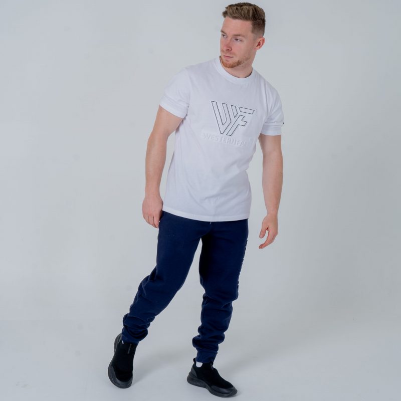 T-shirt Embossed logo White